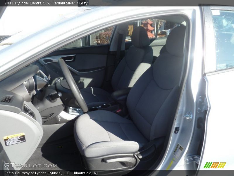 Radiant Silver / Gray 2011 Hyundai Elantra GLS
