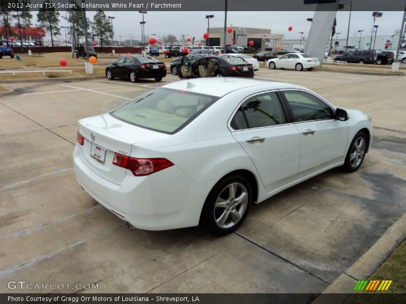 Bellanova White Pearl / Parchment 2012 Acura TSX Sedan