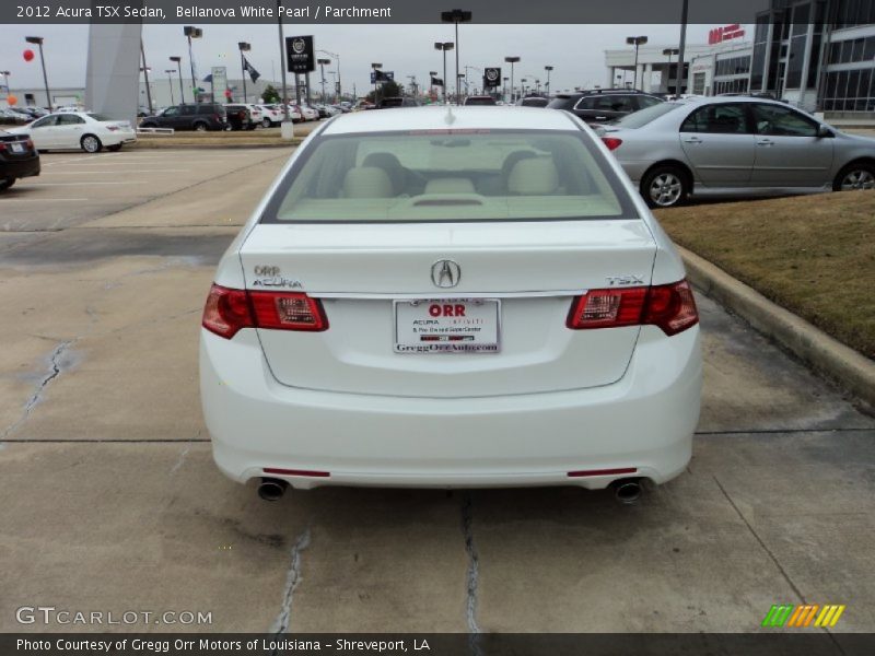Bellanova White Pearl / Parchment 2012 Acura TSX Sedan