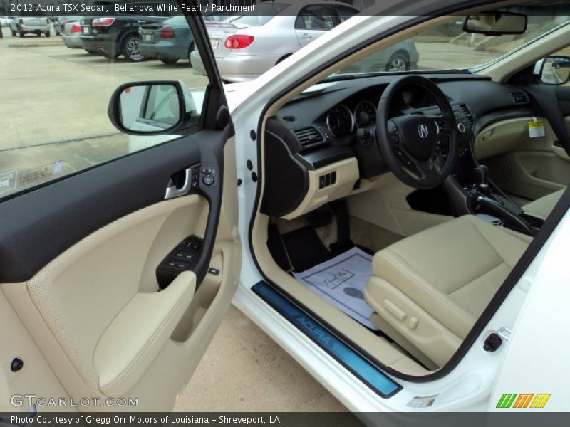 Bellanova White Pearl / Parchment 2012 Acura TSX Sedan