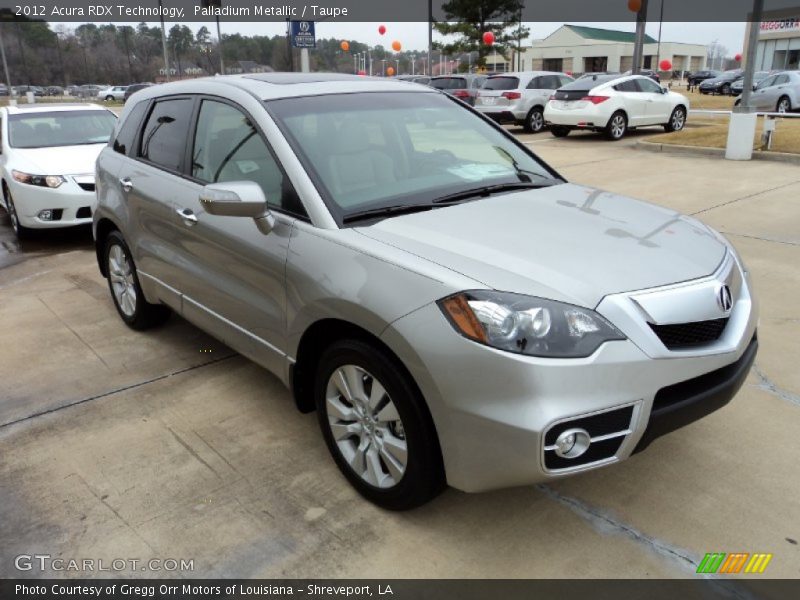 Palladium Metallic / Taupe 2012 Acura RDX Technology