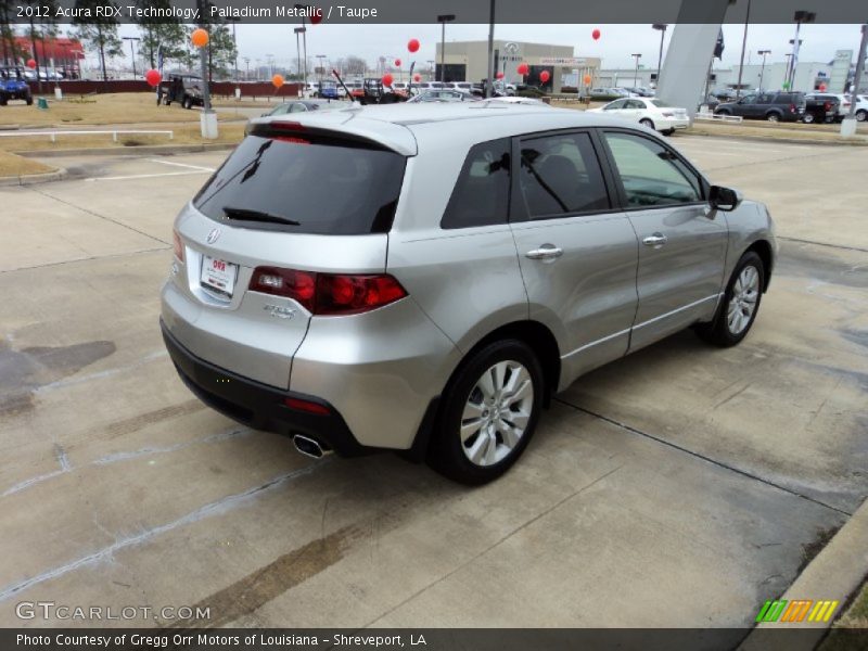 Palladium Metallic / Taupe 2012 Acura RDX Technology