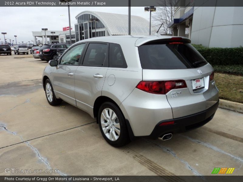 Palladium Metallic / Taupe 2012 Acura RDX Technology