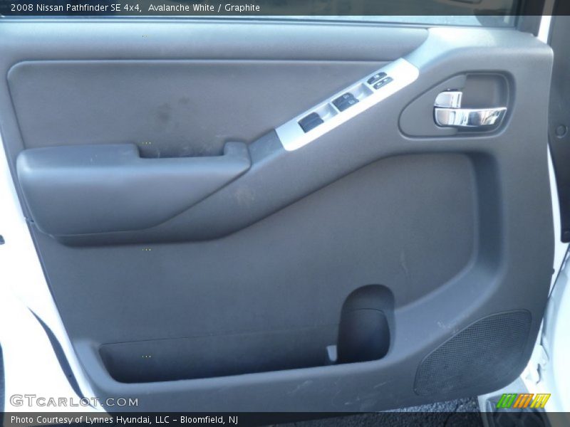 Avalanche White / Graphite 2008 Nissan Pathfinder SE 4x4