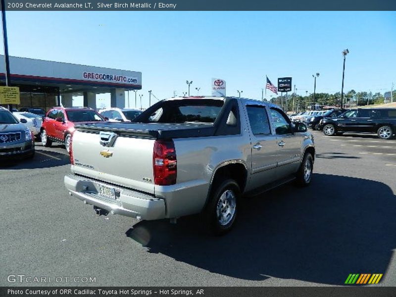 Silver Birch Metallic / Ebony 2009 Chevrolet Avalanche LT