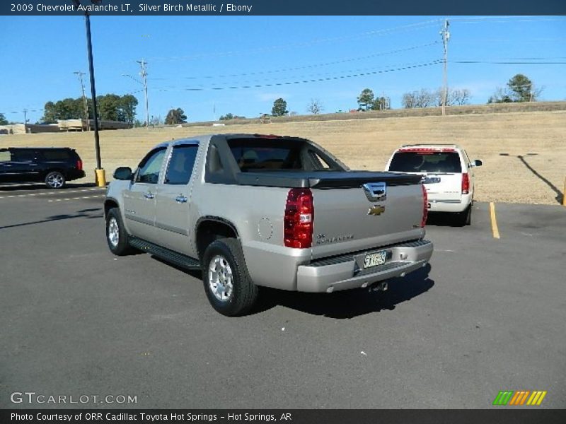 Silver Birch Metallic / Ebony 2009 Chevrolet Avalanche LT