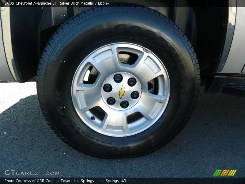 Silver Birch Metallic / Ebony 2009 Chevrolet Avalanche LT