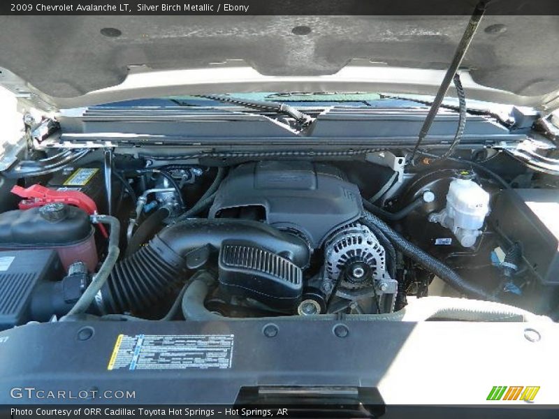 Silver Birch Metallic / Ebony 2009 Chevrolet Avalanche LT