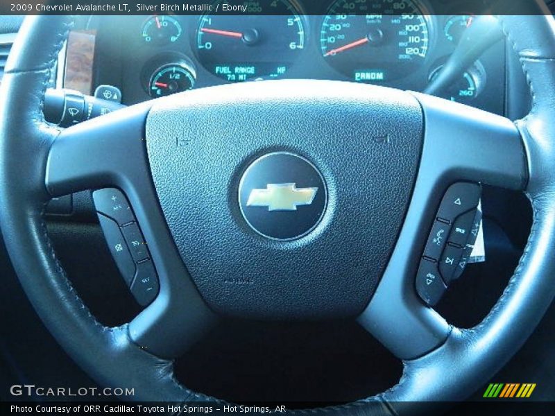 Silver Birch Metallic / Ebony 2009 Chevrolet Avalanche LT