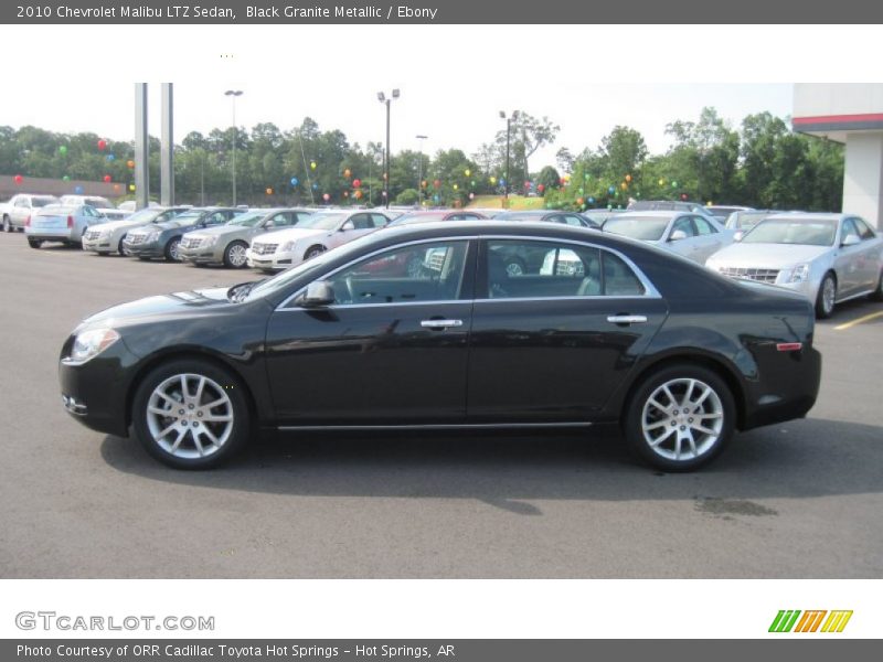 Black Granite Metallic / Ebony 2010 Chevrolet Malibu LTZ Sedan