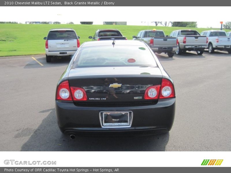Black Granite Metallic / Ebony 2010 Chevrolet Malibu LTZ Sedan
