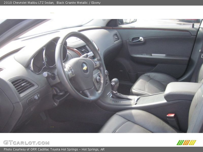 Black Granite Metallic / Ebony 2010 Chevrolet Malibu LTZ Sedan