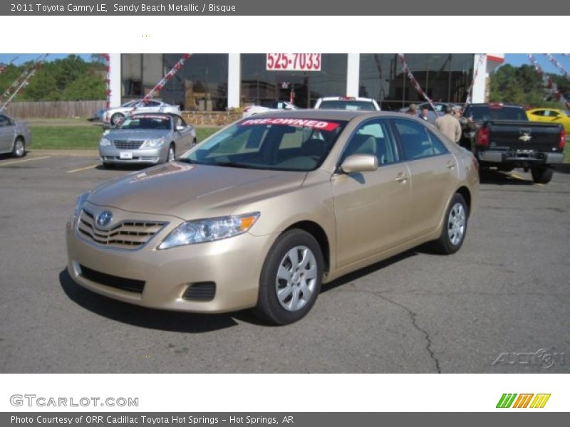 Sandy Beach Metallic / Bisque 2011 Toyota Camry LE