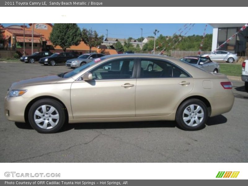 Sandy Beach Metallic / Bisque 2011 Toyota Camry LE