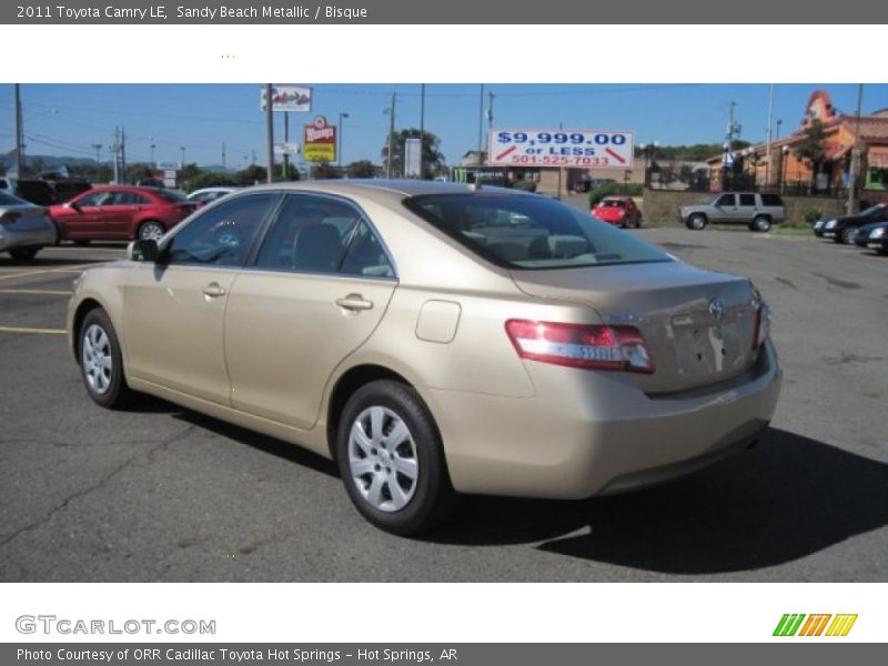 Sandy Beach Metallic / Bisque 2011 Toyota Camry LE