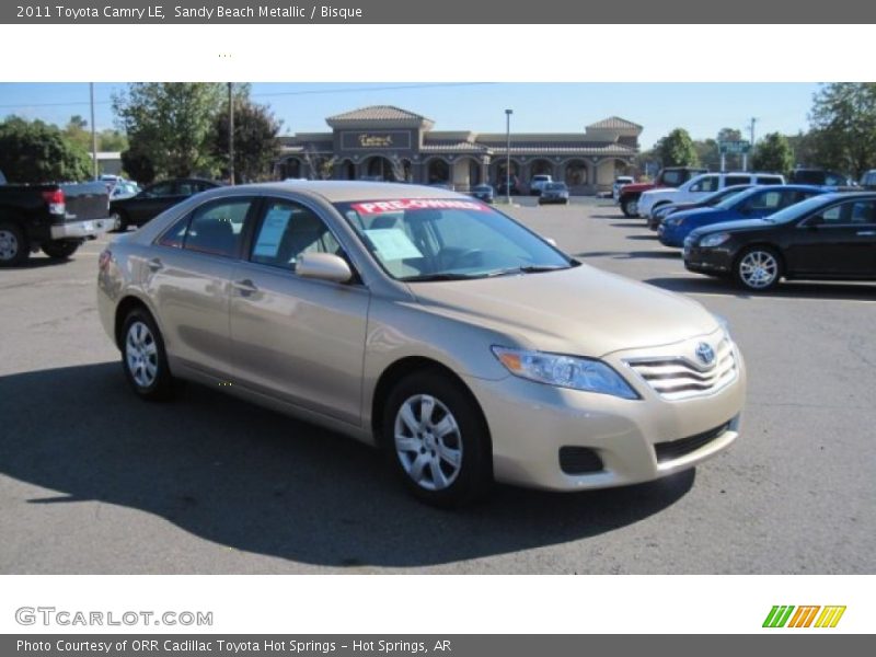 Sandy Beach Metallic / Bisque 2011 Toyota Camry LE