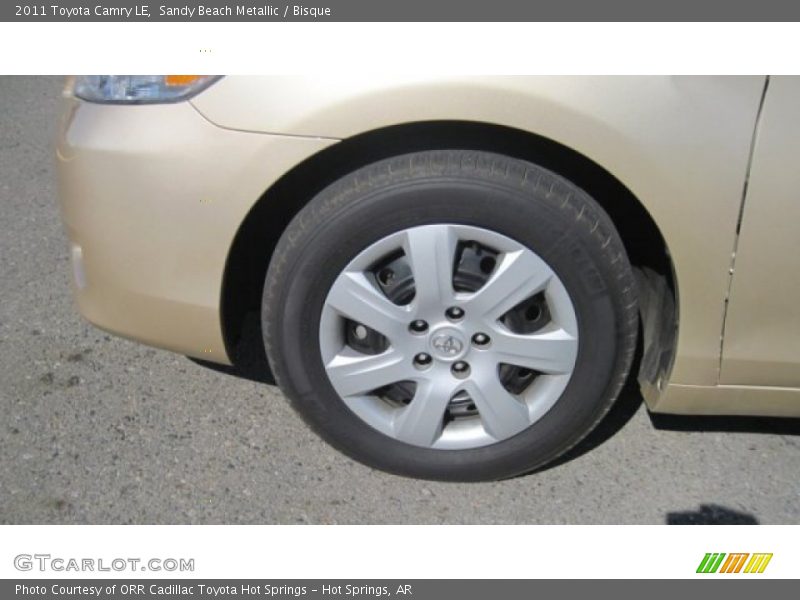 Sandy Beach Metallic / Bisque 2011 Toyota Camry LE