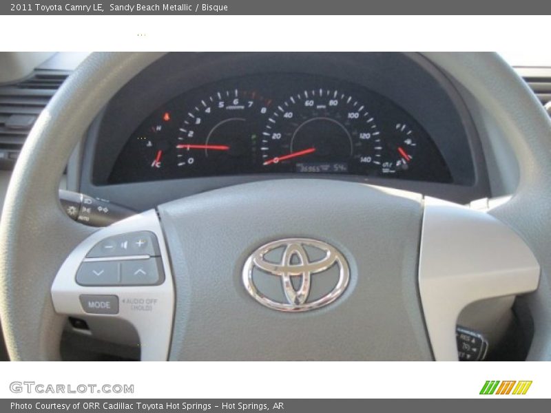 Sandy Beach Metallic / Bisque 2011 Toyota Camry LE