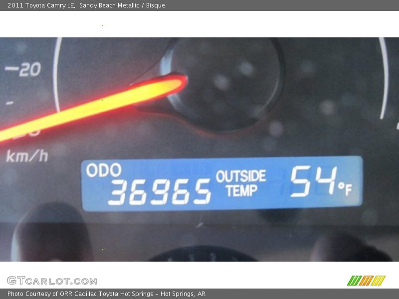 Sandy Beach Metallic / Bisque 2011 Toyota Camry LE