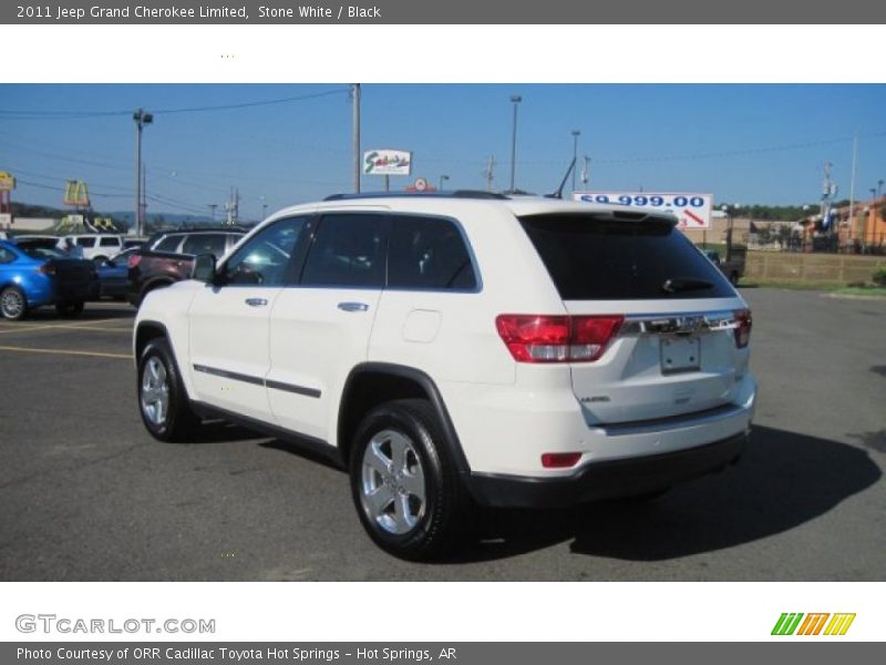Stone White / Black 2011 Jeep Grand Cherokee Limited