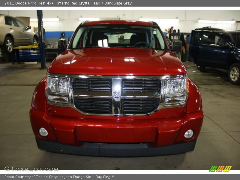 Inferno Red Crystal Pearl / Dark Slate Gray 2011 Dodge Nitro Heat 4x4