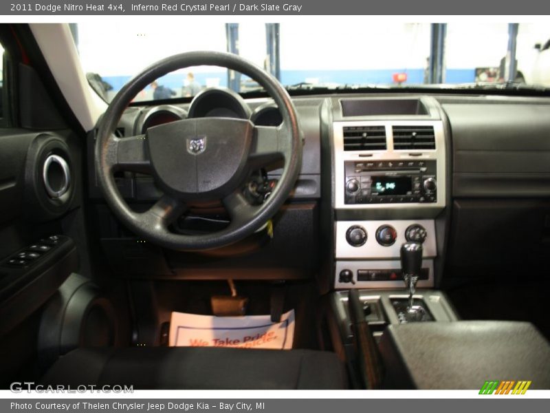 Inferno Red Crystal Pearl / Dark Slate Gray 2011 Dodge Nitro Heat 4x4