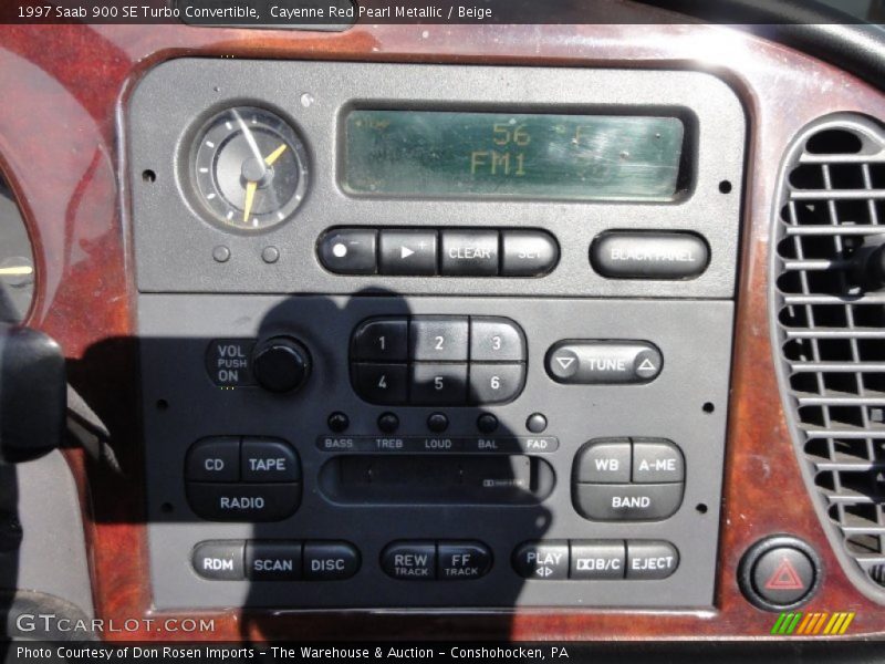 Cayenne Red Pearl Metallic / Beige 1997 Saab 900 SE Turbo Convertible