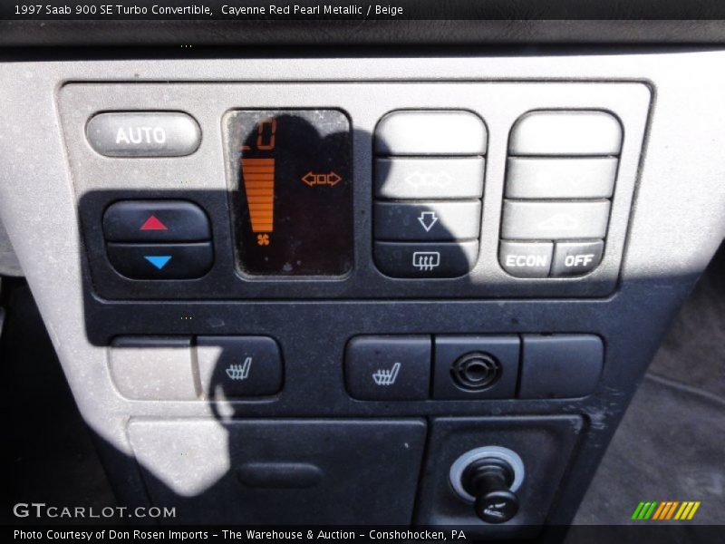 Cayenne Red Pearl Metallic / Beige 1997 Saab 900 SE Turbo Convertible