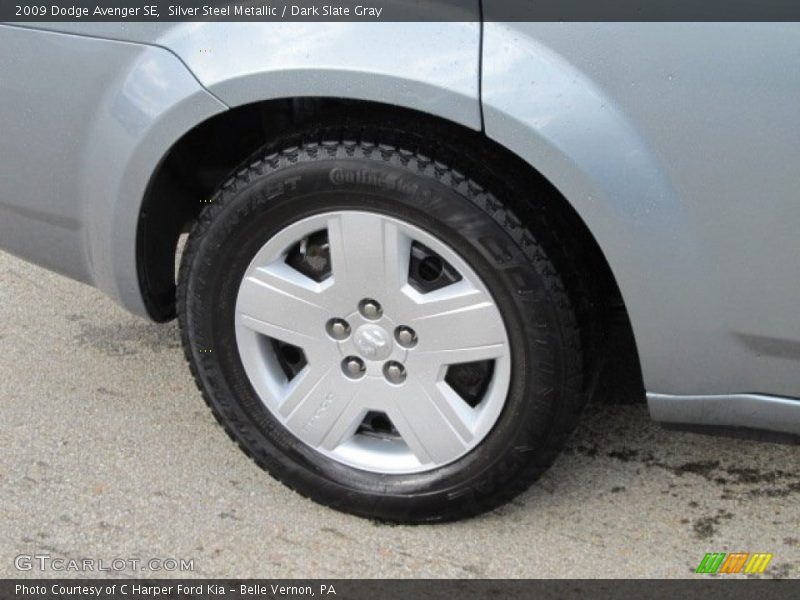 Silver Steel Metallic / Dark Slate Gray 2009 Dodge Avenger SE