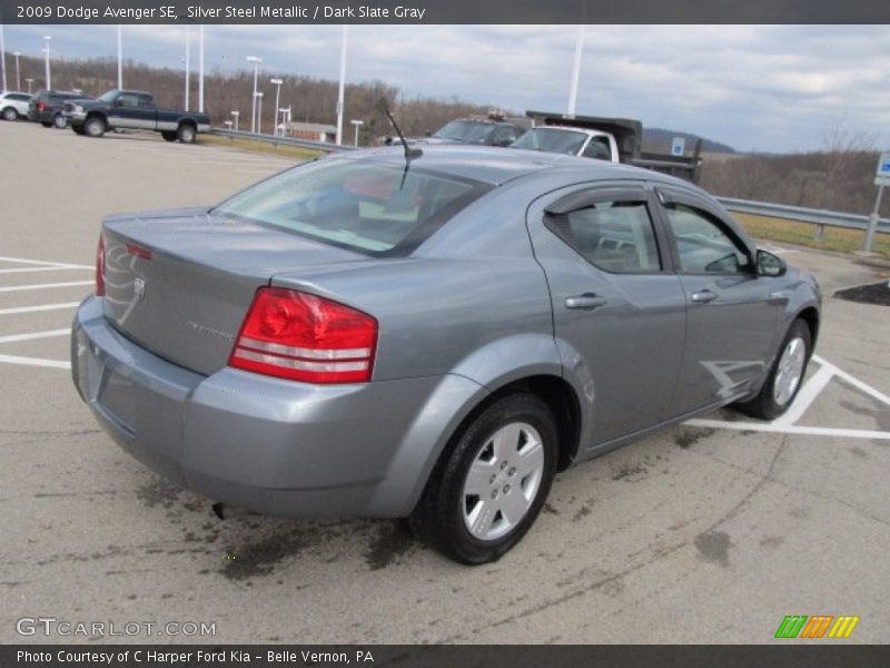 Silver Steel Metallic / Dark Slate Gray 2009 Dodge Avenger SE