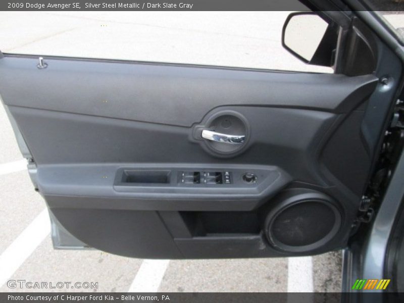 Silver Steel Metallic / Dark Slate Gray 2009 Dodge Avenger SE