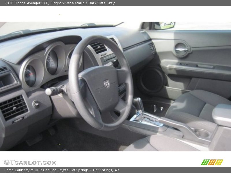 Bright Silver Metallic / Dark Slate Gray 2010 Dodge Avenger SXT