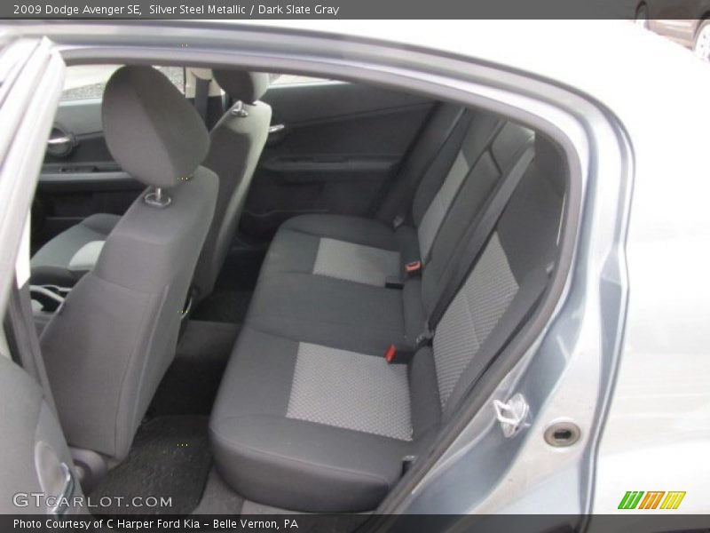 Silver Steel Metallic / Dark Slate Gray 2009 Dodge Avenger SE