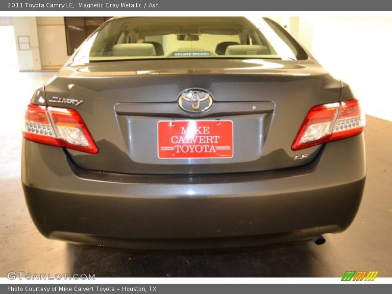 Magnetic Gray Metallic / Ash 2011 Toyota Camry LE