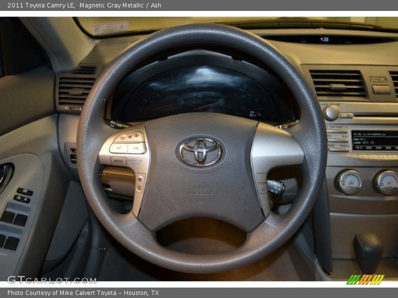 Magnetic Gray Metallic / Ash 2011 Toyota Camry LE