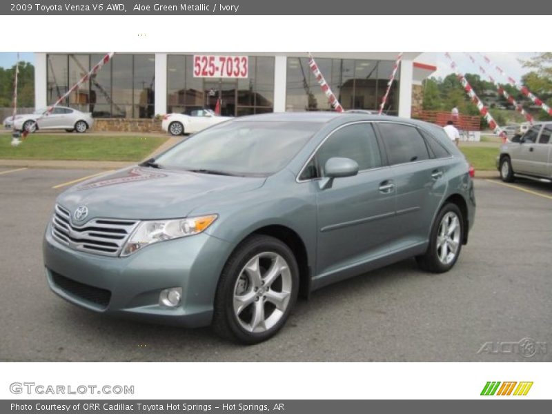 Aloe Green Metallic / Ivory 2009 Toyota Venza V6 AWD