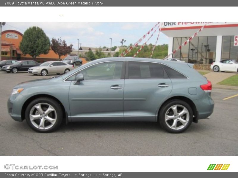 Aloe Green Metallic / Ivory 2009 Toyota Venza V6 AWD
