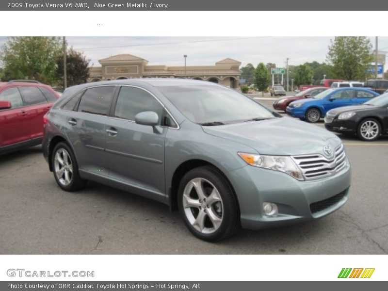 Aloe Green Metallic / Ivory 2009 Toyota Venza V6 AWD