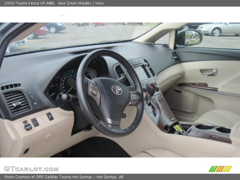 Aloe Green Metallic / Ivory 2009 Toyota Venza V6 AWD