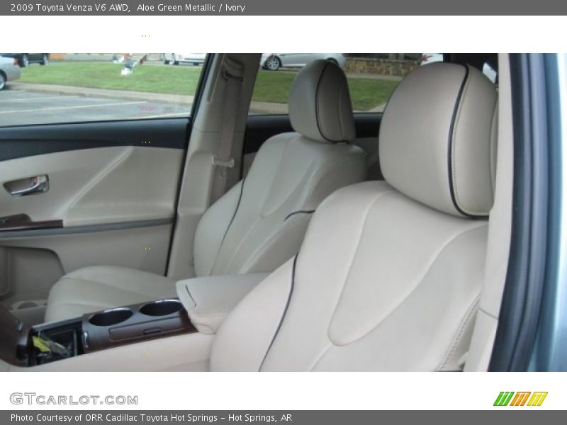 Aloe Green Metallic / Ivory 2009 Toyota Venza V6 AWD