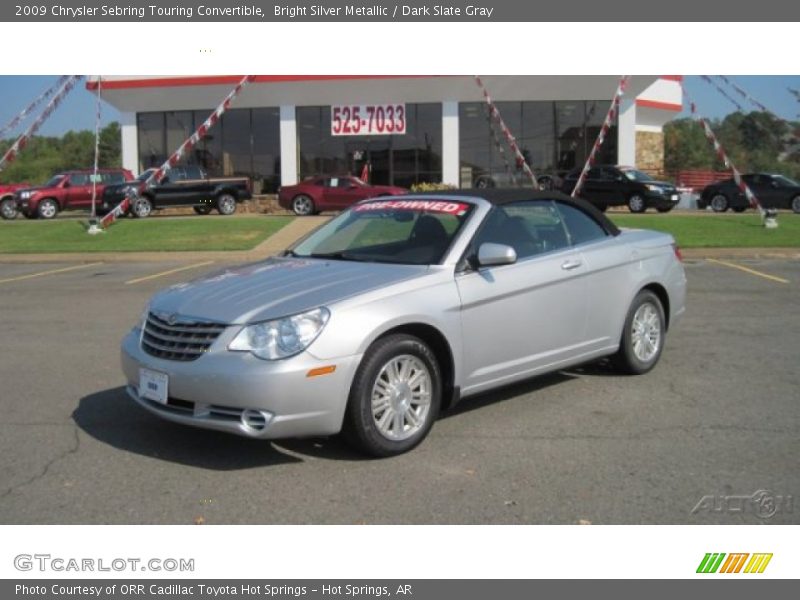 Bright Silver Metallic / Dark Slate Gray 2009 Chrysler Sebring Touring Convertible