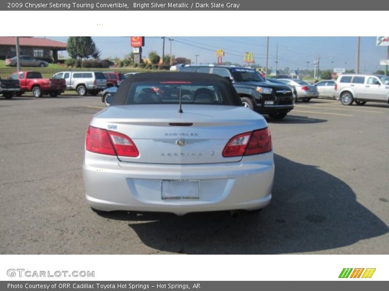 Bright Silver Metallic / Dark Slate Gray 2009 Chrysler Sebring Touring Convertible