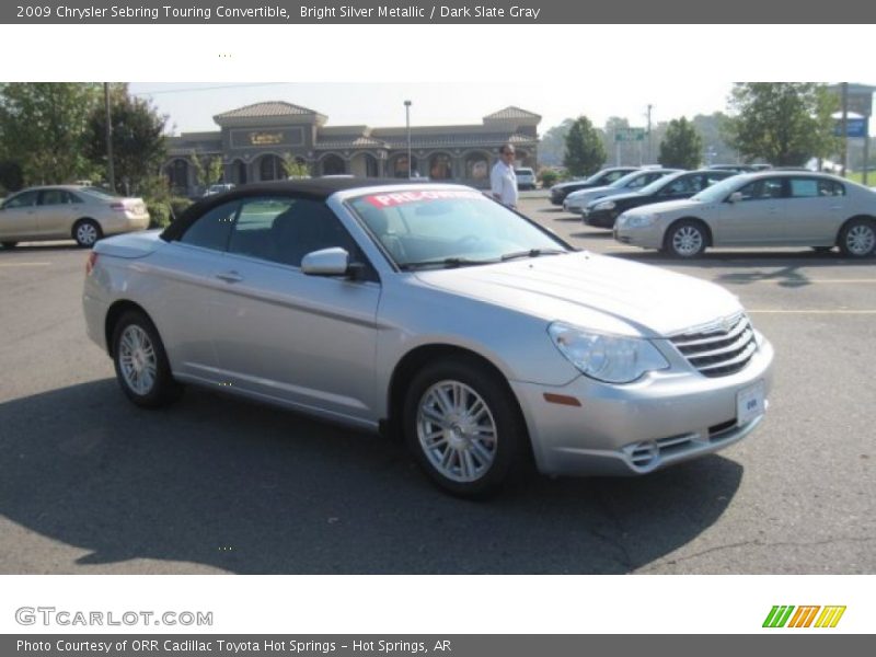 Bright Silver Metallic / Dark Slate Gray 2009 Chrysler Sebring Touring Convertible