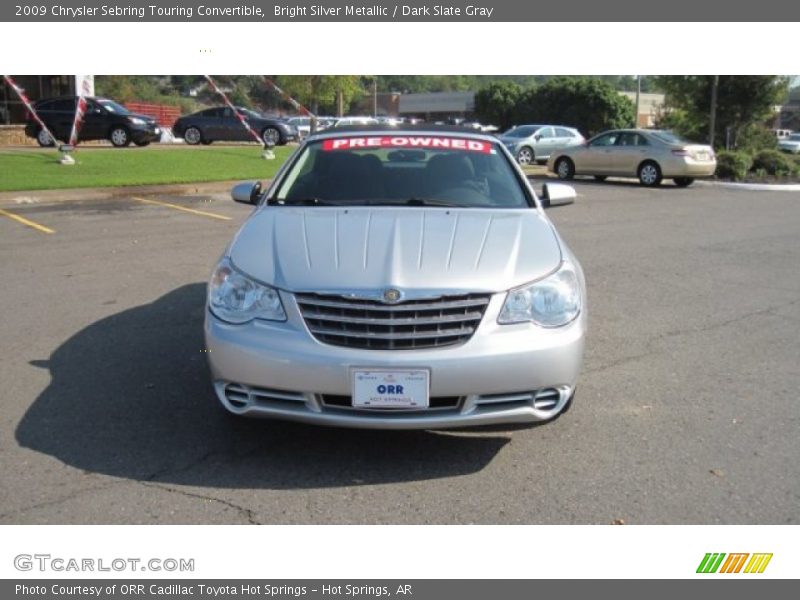 Bright Silver Metallic / Dark Slate Gray 2009 Chrysler Sebring Touring Convertible