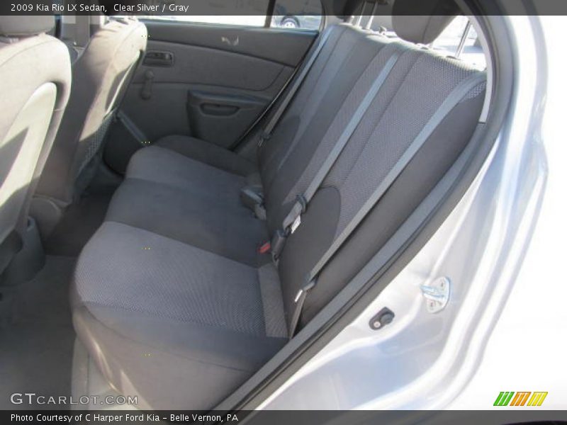 Clear Silver / Gray 2009 Kia Rio LX Sedan