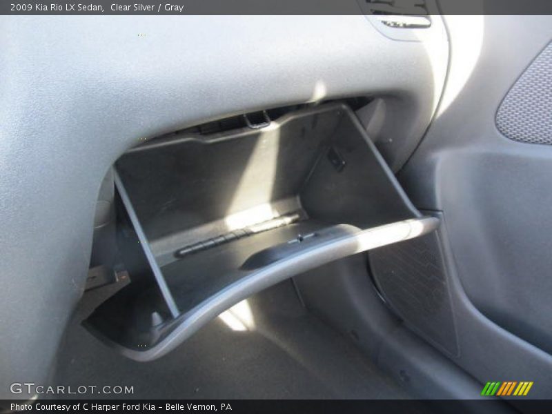 Clear Silver / Gray 2009 Kia Rio LX Sedan