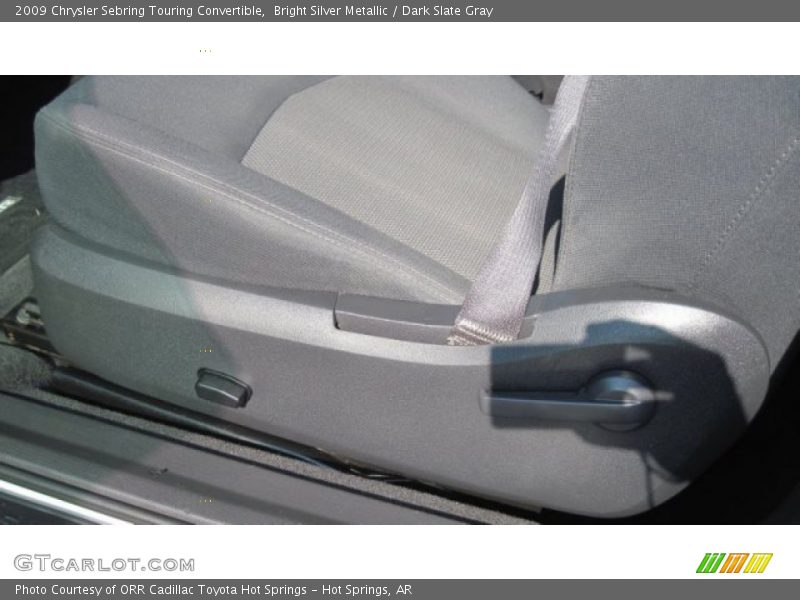 Bright Silver Metallic / Dark Slate Gray 2009 Chrysler Sebring Touring Convertible