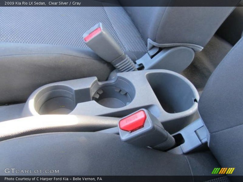 Clear Silver / Gray 2009 Kia Rio LX Sedan