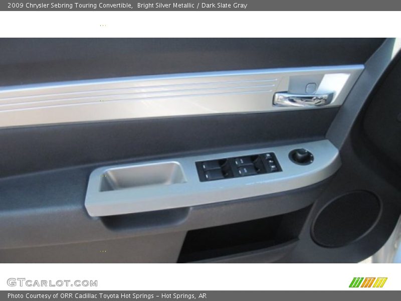 Bright Silver Metallic / Dark Slate Gray 2009 Chrysler Sebring Touring Convertible