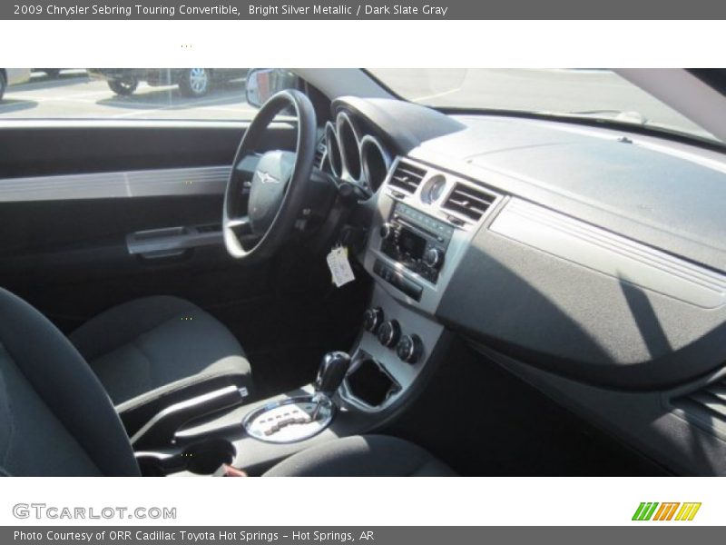 Bright Silver Metallic / Dark Slate Gray 2009 Chrysler Sebring Touring Convertible